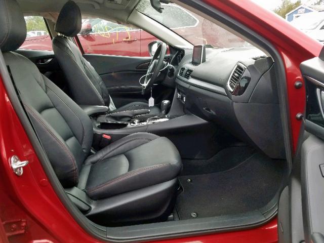 JM1BM1L39E1207724 - 2014 MAZDA 3 TOURING RED photo 5