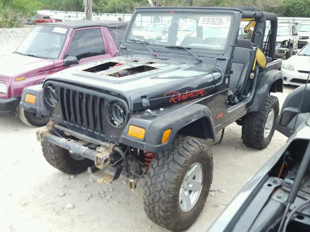 1J4FA69S94P764175 - 2004 JEEP WRANGLER / BLACK photo 2