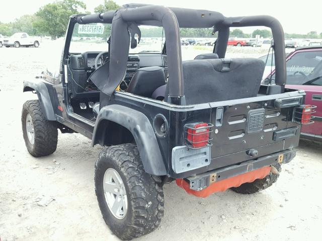 1J4FA69S94P764175 - 2004 JEEP WRANGLER / BLACK photo 3