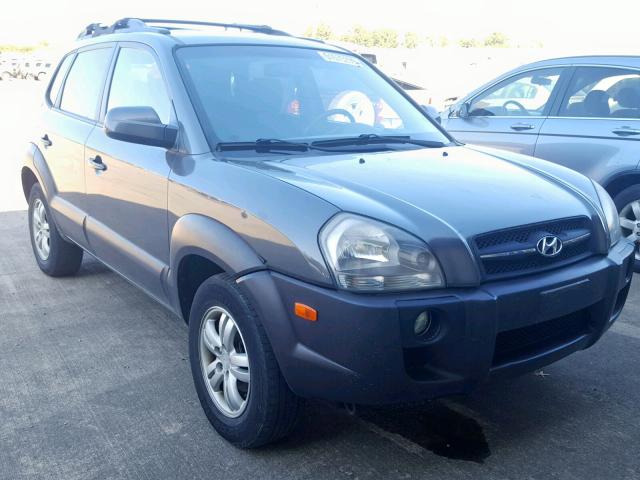 KM8JN72D87U520654 - 2007 HYUNDAI TUCSON SE GRAY photo 1