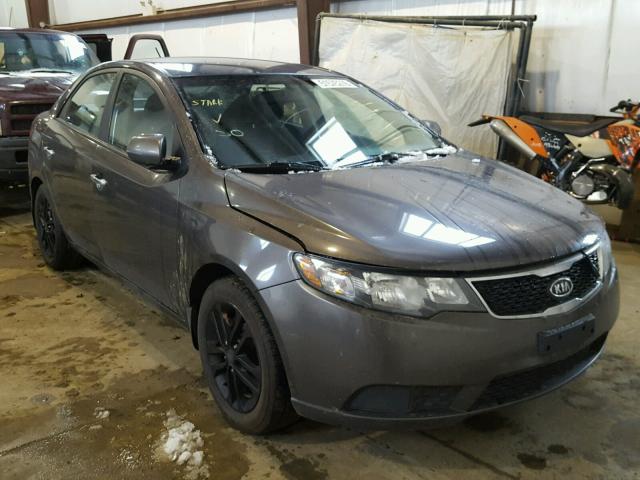 KNAFU4A23C5583318 - 2012 KIA FORTE EX GRAY photo 1