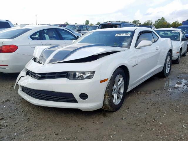 2G1FA1E3XF9150639 - 2015 CHEVROLET CAMARO LS WHITE photo 2