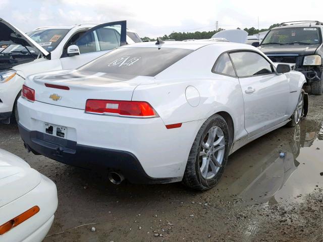 2G1FA1E3XF9150639 - 2015 CHEVROLET CAMARO LS WHITE photo 4