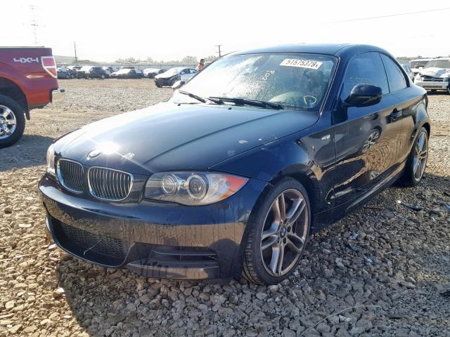 WBAUC7C57AVK96161 - 2010 BMW 135 I BLACK photo 2