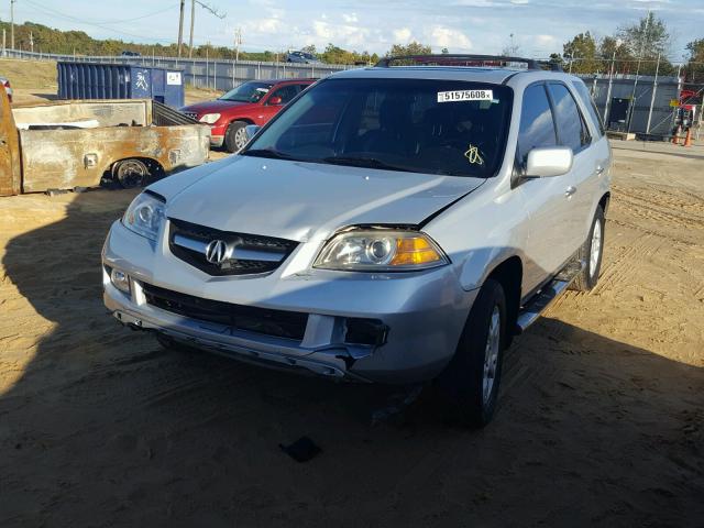 2HNYD18925H534419 - 2005 ACURA MDX TOURIN SILVER photo 2