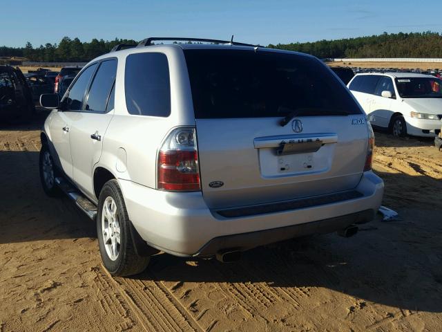 2HNYD18925H534419 - 2005 ACURA MDX TOURIN SILVER photo 3