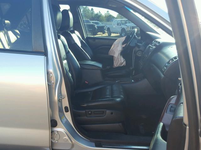 2HNYD18925H534419 - 2005 ACURA MDX TOURIN SILVER photo 5