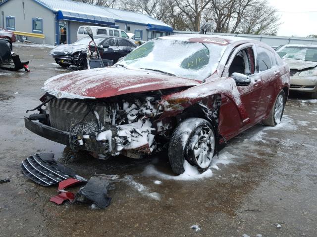 1C3LC46K48N122660 - 2008 CHRYSLER SEBRING LX RED photo 2