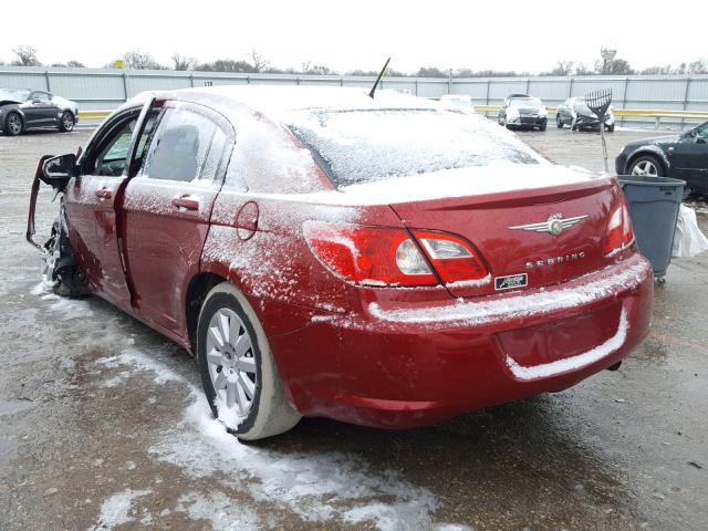 1C3LC46K48N122660 - 2008 CHRYSLER SEBRING LX RED photo 3