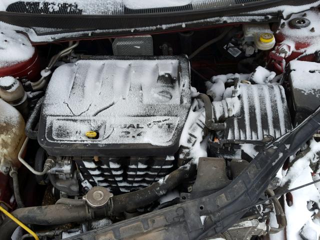 1C3LC46K48N122660 - 2008 CHRYSLER SEBRING LX RED photo 7