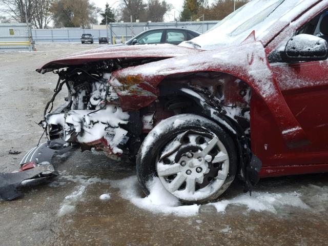 1C3LC46K48N122660 - 2008 CHRYSLER SEBRING LX RED photo 9