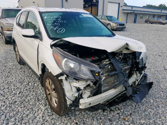 5J6RM3H78CL034120 - 2012 HONDA CR-V EXL WHITE photo 1