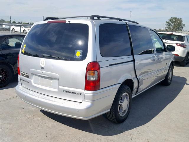 1GNDX13EX2D213826 - 2002 CHEVROLET VENTURE LU SILVER photo 4