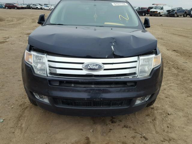 2FMDK3JC8ABA72565 - 2010 FORD EDGE SEL BLACK photo 9