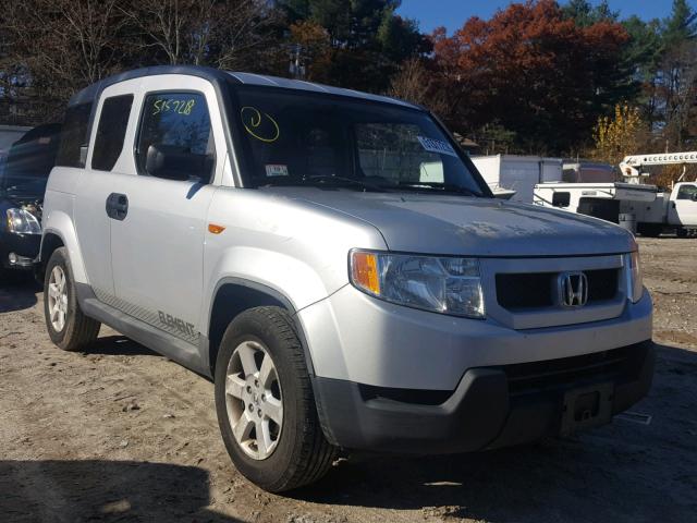 5J6YH28719L003522 - 2009 HONDA ELEMENT EX SILVER photo 1