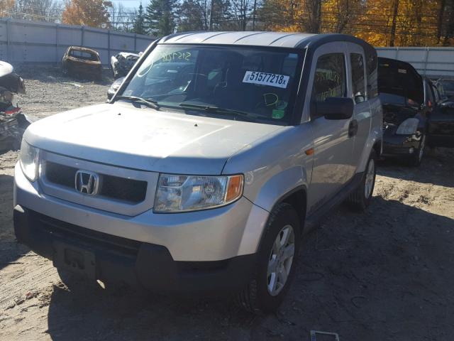 5J6YH28719L003522 - 2009 HONDA ELEMENT EX SILVER photo 2