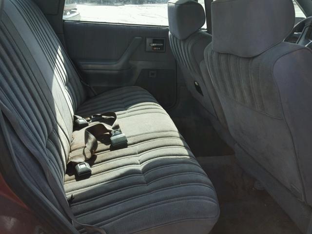 1G3AL54N5N6388166 - 1992 OLDSMOBILE CUTLASS CI მუქწითელი ფოტო 6