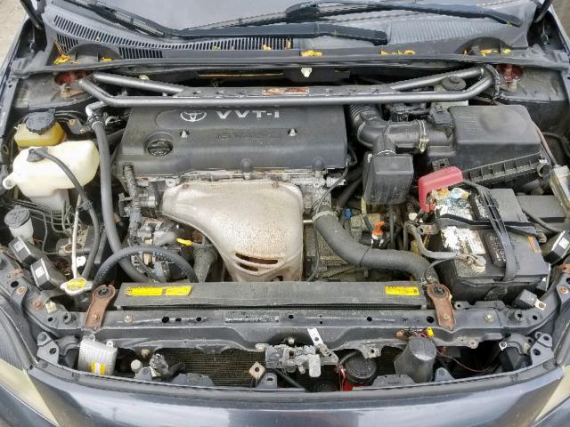 JTKDE167760117878 - 2006 TOYOTA SCION TC შავი ფოტო 7