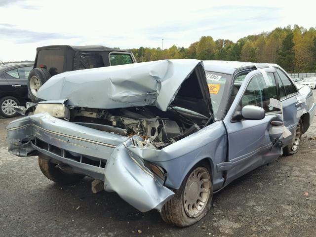 2FAFP74W7YX157637 - 2000 FORD CROWN VICT BLUE photo 10