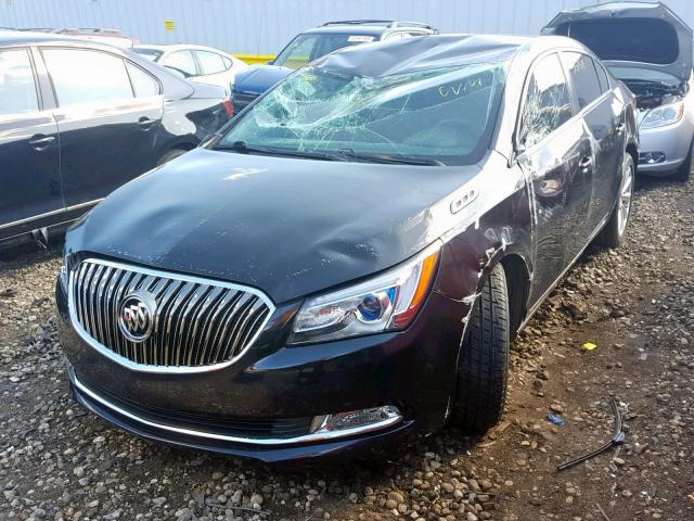 1G4GB5G30EF256306 - 2014 BUICK LACROSSE BLACK photo 2