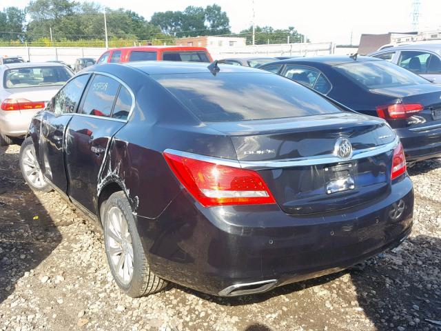 1G4GB5G30EF256306 - 2014 BUICK LACROSSE BLACK photo 3