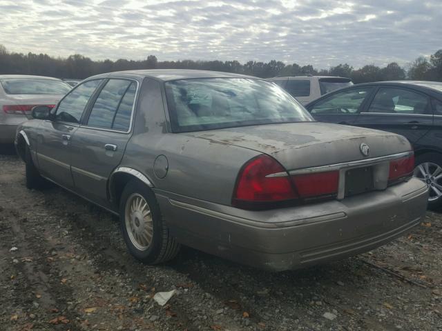 2MEFM75W2YX727088 - 2000 MERCURY GRAND MARQ GRAY photo 3