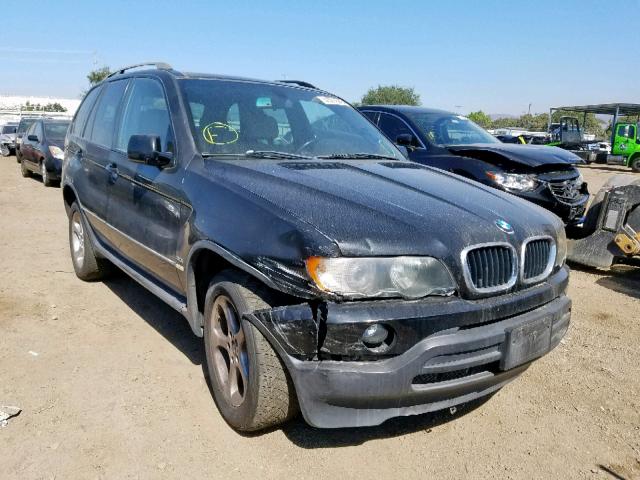 5UXFA53513LV80257 - 2003 BMW X5 3.0I BLACK photo 1