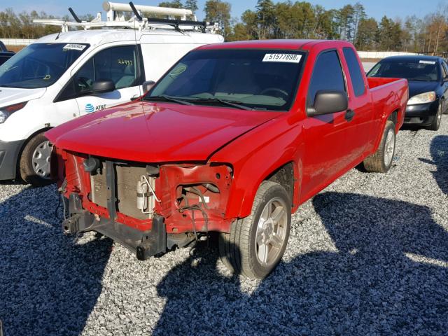 1GCCS196248145861 - 2004 CHEVROLET COLORADO RED photo 2