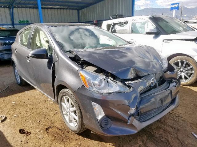 JTDKDTB30F1586448 - 2015 TOYOTA PRIUS C GRAY photo 1