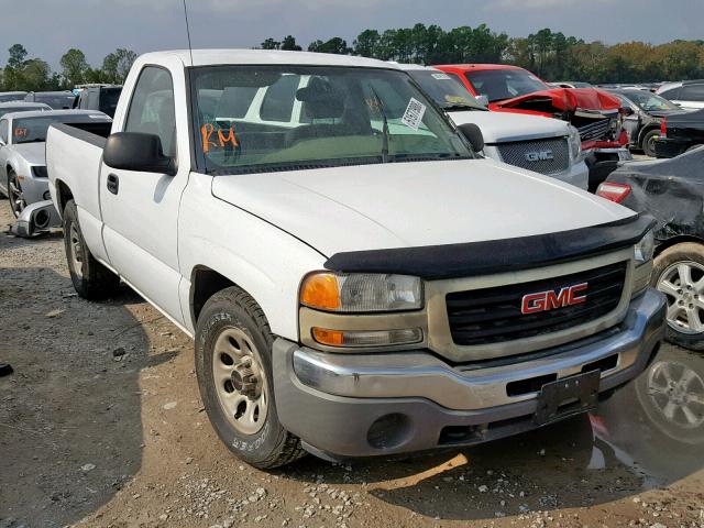 1GTEC14X65Z101900 - 2005 GMC NEW SIERRA WHITE photo 1