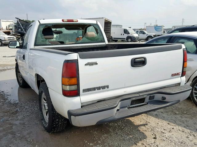 1GTEC14X65Z101900 - 2005 GMC NEW SIERRA WHITE photo 3