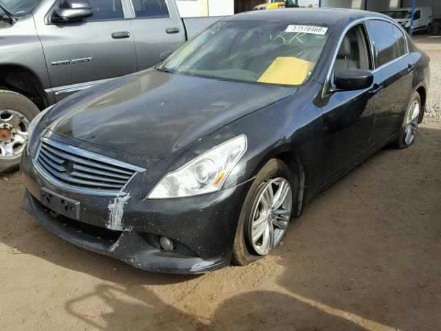 JN1CV6AR6CM975536 - 2012 INFINITI G37 BLACK photo 2