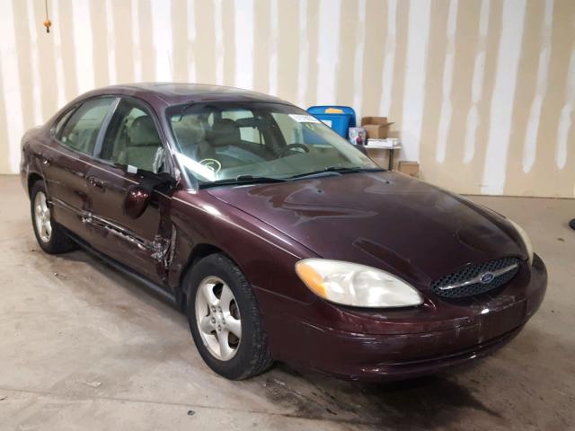 1FAFP55U61A293550 - 2001 FORD TAURUS SES BURGUNDY photo 1