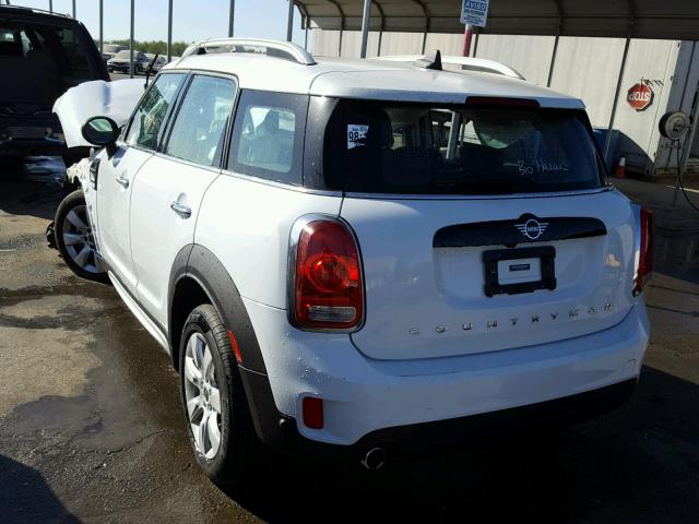 WMZYS7C54K3F45247 - 2019 MINI COOPER COU WHITE photo 3