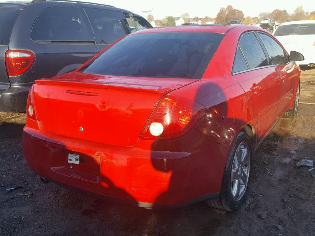 1G2ZH578364117229 - 2006 PONTIAC G6 GT RED photo 4