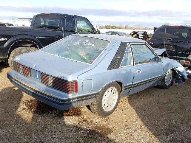 1MEBP67B0BF625995 - 1981 MERCURY CAPRI BLUE photo 4