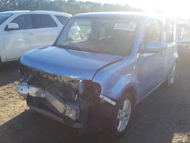 JN8AZ2KR8DT300489 - 2013 NISSAN CUBE S BLUE photo 2