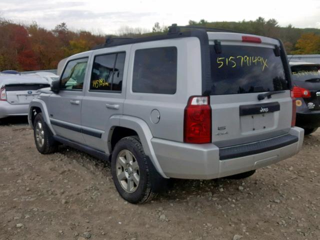 1J8HG48KX7C628287 - 2007 JEEP COMMANDER ვერცხლისფერი ფოტო 3
