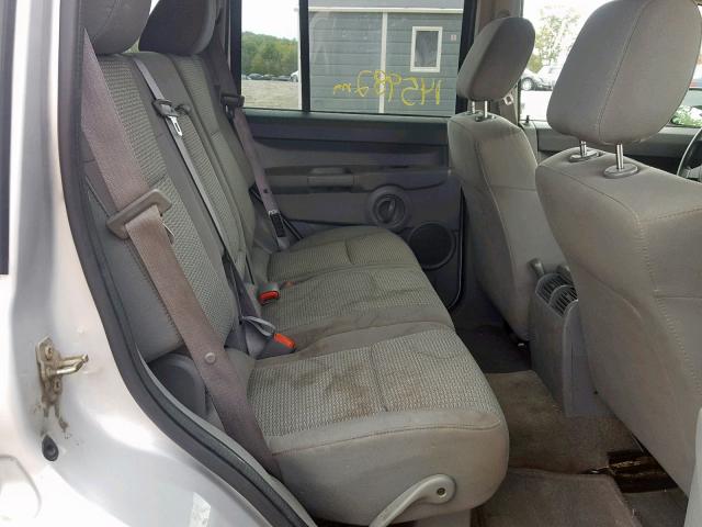 1J8HG48KX7C628287 - 2007 JEEP COMMANDER ვერცხლისფერი ფოტო 6