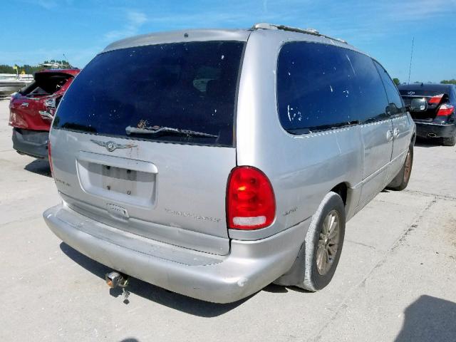 1C4GP64L2YB599422 - 2000 CHRYSLER TOWN & COU SILVER photo 4