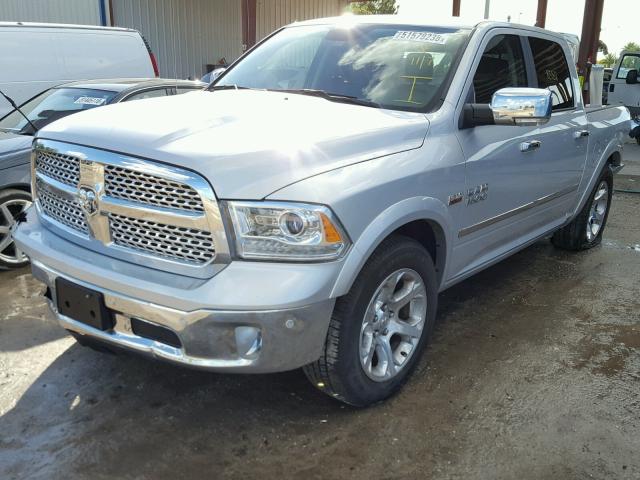 1C6RR6NT3JS160406 - 2018 RAM 1500 LARAM SILVER photo 2