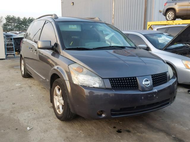 5N1BV28U76N123251 - 2006 NISSAN QUEST S GRAY photo 1