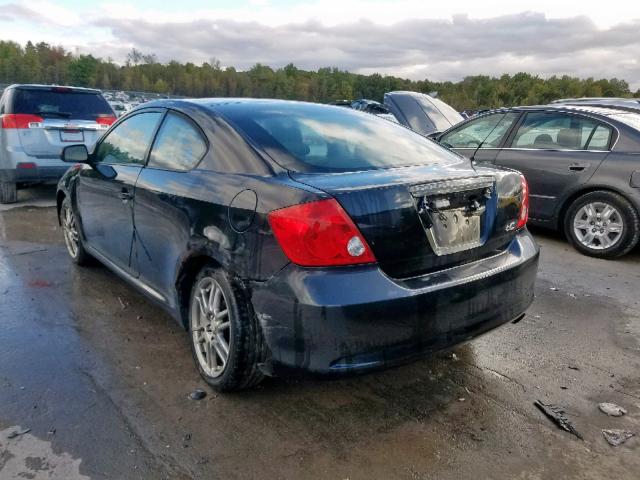JTKDE177260082455 - 2006 TOYOTA SCION TC შავი ფოტო 3