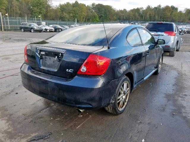 JTKDE177260082455 - 2006 TOYOTA SCION TC შავი ფოტო 4