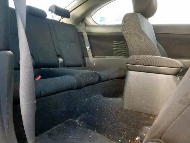 JTKDE177260082455 - 2006 TOYOTA SCION TC შავი ფოტო 6