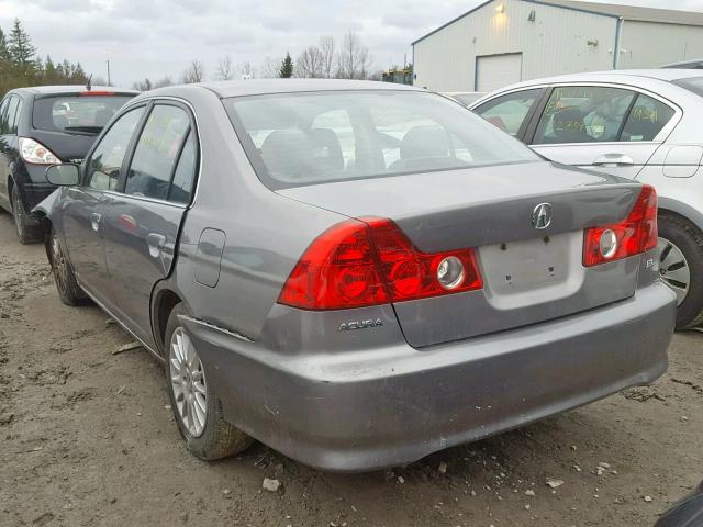 2HHES36885H103228 - 2005 ACURA 1.7EL PREM GRAY photo 3