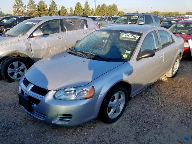 1B3EL46R36N166567 - 2006 DODGE STRATUS SX SILVER photo 2