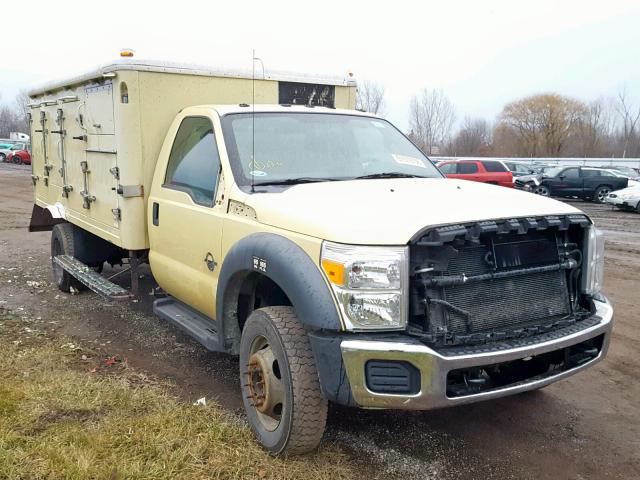 1FDUF5GT9BEC42316 - 2011 FORD F550 SUPER YELLOW photo 1