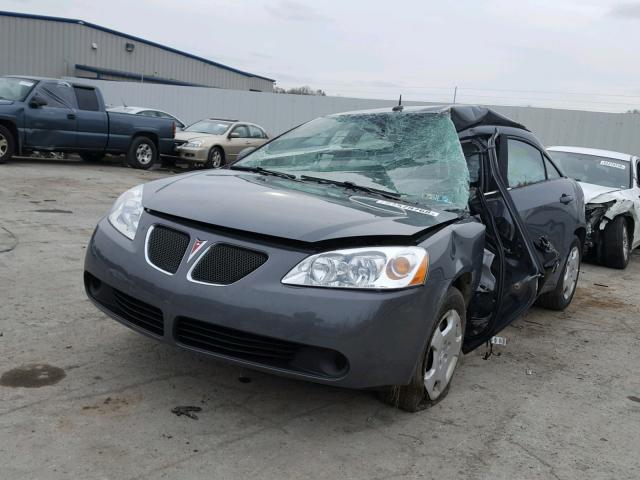 1G2ZF57B684141481 - 2008 PONTIAC G6 VALUE L GRAY photo 2