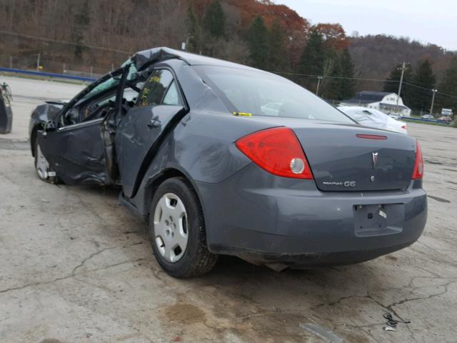 1G2ZF57B684141481 - 2008 PONTIAC G6 VALUE L GRAY photo 3